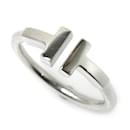 Tiffany K18WG White Gold T Wire Ring - Tiffany & Co