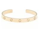 Cartier Love Bracelet Open Bangle in Pink Gold