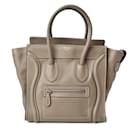 Borsa Celine Micro Shopper in Greige - Céline