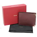 Cartier Must Line Bordeaux Bi-Fold Wallet