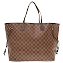 Borsa tote Louis Vuitton Damier Neverfull GM Ebene