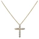 Collana Tiffany Cross in oro giallo K18YG - Tiffany & Co