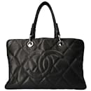 Bolso Chanel Matelassé en cuero caviar negro