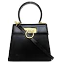 Salvatore Ferragamo Gancini Leather Handbag