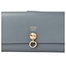 Fendi Medium Folding Wallet in Blue