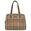 Sac Boston beige marron Burberry