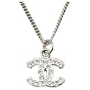 Chanel Coco Mark CC Rhinestone Necklace