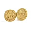 Chanel Vintage Gold Clip Earrings