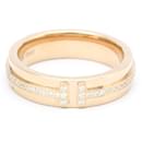 Anel estreito Tiffany T True em ouro rosa - Tiffany & Co