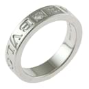 Bvlgari 18K White Gold Diamond Band Ring - Bulgari