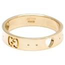 Gucci Icon Pink Gold Band Ring