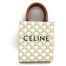 Borsa a mano Triomphe bianca Celine Cabas - Céline