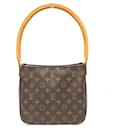 Bolsa de Ombro Louis Vuitton Monogram Looping MM