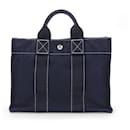 Hermes Deauville Canvas Handbag - Hermès