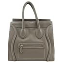 Sac à main en cuir mini Celine Luggage Tote pour femmes - Céline