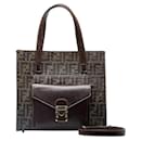 Fendi Zucca Handbag Shoulder Bag