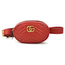 Sac banane en cuir Gucci GG Marmont