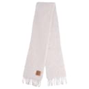 Loewe White Mohair Wool Stole