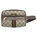 Gucci GG Supreme Ophidia Sherry Small Gürteltasche