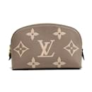 Pochette Tique Greige Monogram Empreinte Louis Vuitton