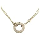 Cartier K18PG LOVE Necklace with Diamond in Pink Gold