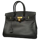 Hermes Handbag Birkin 35 in Black Ardennes Leather - Hermès