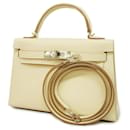 Hermes Handbag Kelly B Engraved Vaux Epson Cle Ladies - Hermès