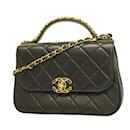 Chanel Black Lambskin Handbag