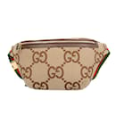 Bolso de cuerpo de lona Gucci Jumbo BB GG