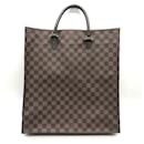 Bolso tote Louis Vuitton Sappura Damier Marrón x Negro