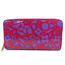 Louis Vuitton Magenta/Purple Patent Leather Long Wallet