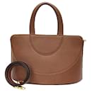 Bvlgari Schultertasche aus braunem Leder - Bulgari