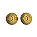 Chanel 94P Coco Mark Motif Clip Earrings