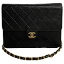 Chanel Matelasse Lambskin Leather Chain Shoulder Bag Pochette