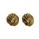 Chanel Coco Mark Motif Clip Earrings