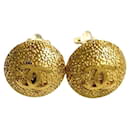 Chanel 95A Coco Mark Motif Clip Earrings