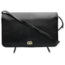 Borsa a spalla in pelle nera Christian Dior