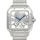 Relógio masculino Cartier Santos de Skeleton WHSA0007