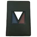 Louis Vuitton Black Leather Business Card Case