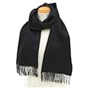 Hermes Black Cashmere Stole - Hermès