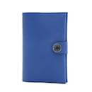 Hermes R.M.S Passport Holder in Evercolor Blue - Hermès