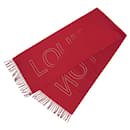 Chal de cachemira rojo Louis Vuitton