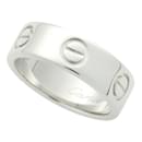 Cartier Love Band Ring in White Gold