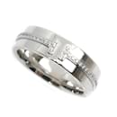 Tiffany K18WG White Gold T TWO Wide Diamond Ring - Tiffany & Co