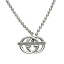 Gucci Sterling Silver Ball Chain Necklace