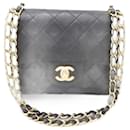 Chanel Black Matelasse Leather Shoulder Bag