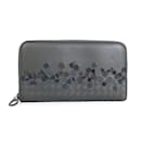 Bottega Veneta Gray Long Bill Wallet