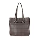 Sac tote en chocolat Chanel