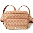 Bolso de lona beige Gucci