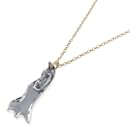 Gucci GG Ghost Necklace in Silver and 18K Yellow Gold